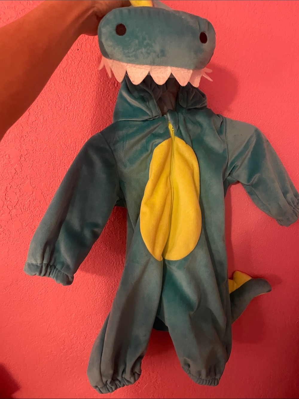 Soft plush baby t-Rex Halloween costume